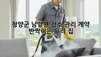 청양군 남양면🏡 청소 관리 계약, ✨반짝이는 우리 집✨